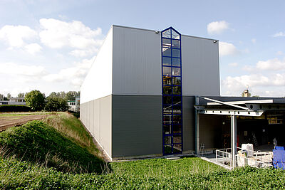 Neubau eines Hochregallagers in Haan für die Firma Bohle von Schreiber Stahlbau