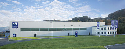 Lagerhalle und Logistikhalle für den Stahlhandel Hagener Feinblech von Schreiber Stahlbau