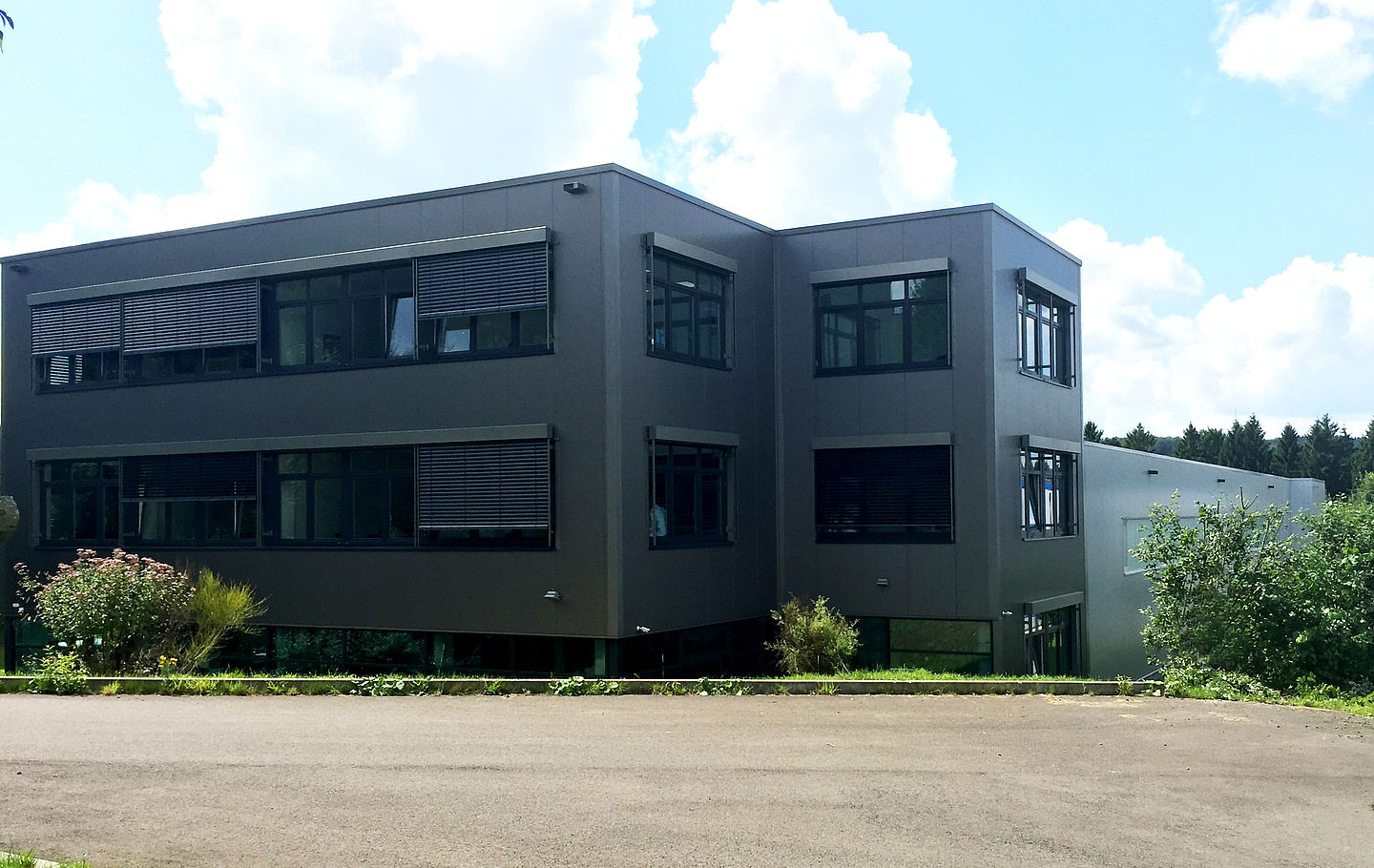 Neubau eines Büros für die Firma Becon in Gummersbach von Schreiber Stahlbau