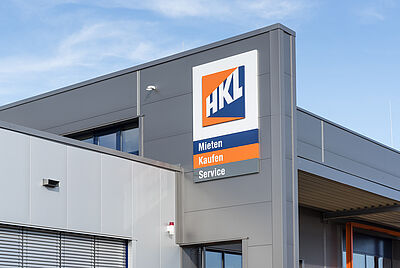 Hallenneubau für die Firma HKL Neuss von Schreiber Stahlbau