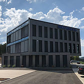 Verwaltungsgebäude in Stahlbauweise erstellt von Schreiber Stahlbau in Wiegl