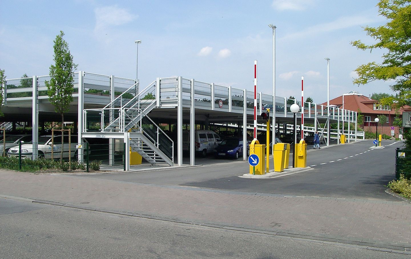 Parkdeck-System von Schreiber Stahlbau für das Krankenhaus Maria Hilf