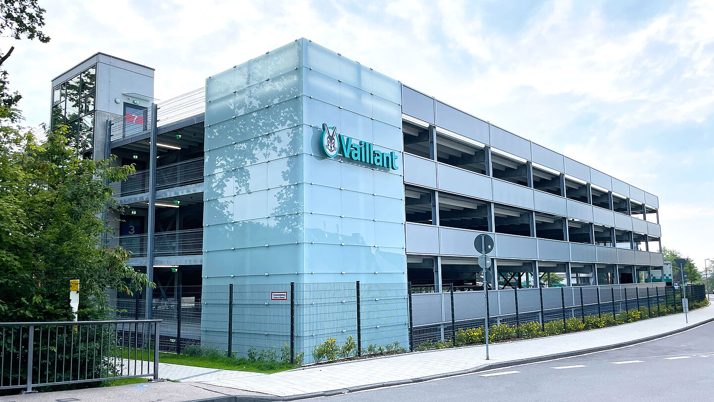 Parkhaus Vaillant in Remscheid gebaut von Schreiber Stahlbau