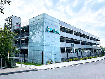 Parkhaus Vaillant in Remscheid gebaut von Schreiber Stahlbau