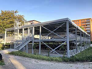 Neubau eines Parkhauses in Moers für VIVAWEST