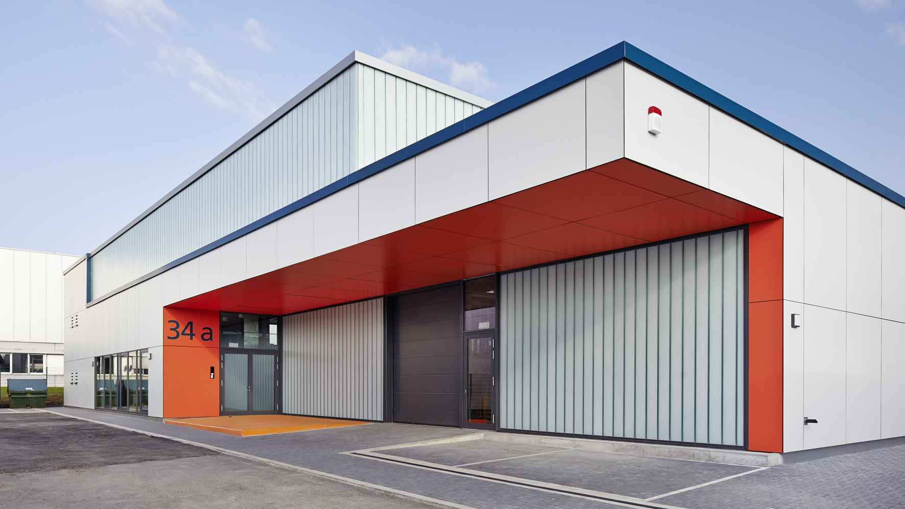 Ausstellungshalle der Firma EDE in Wuppertal von Schreiber Stahlbau