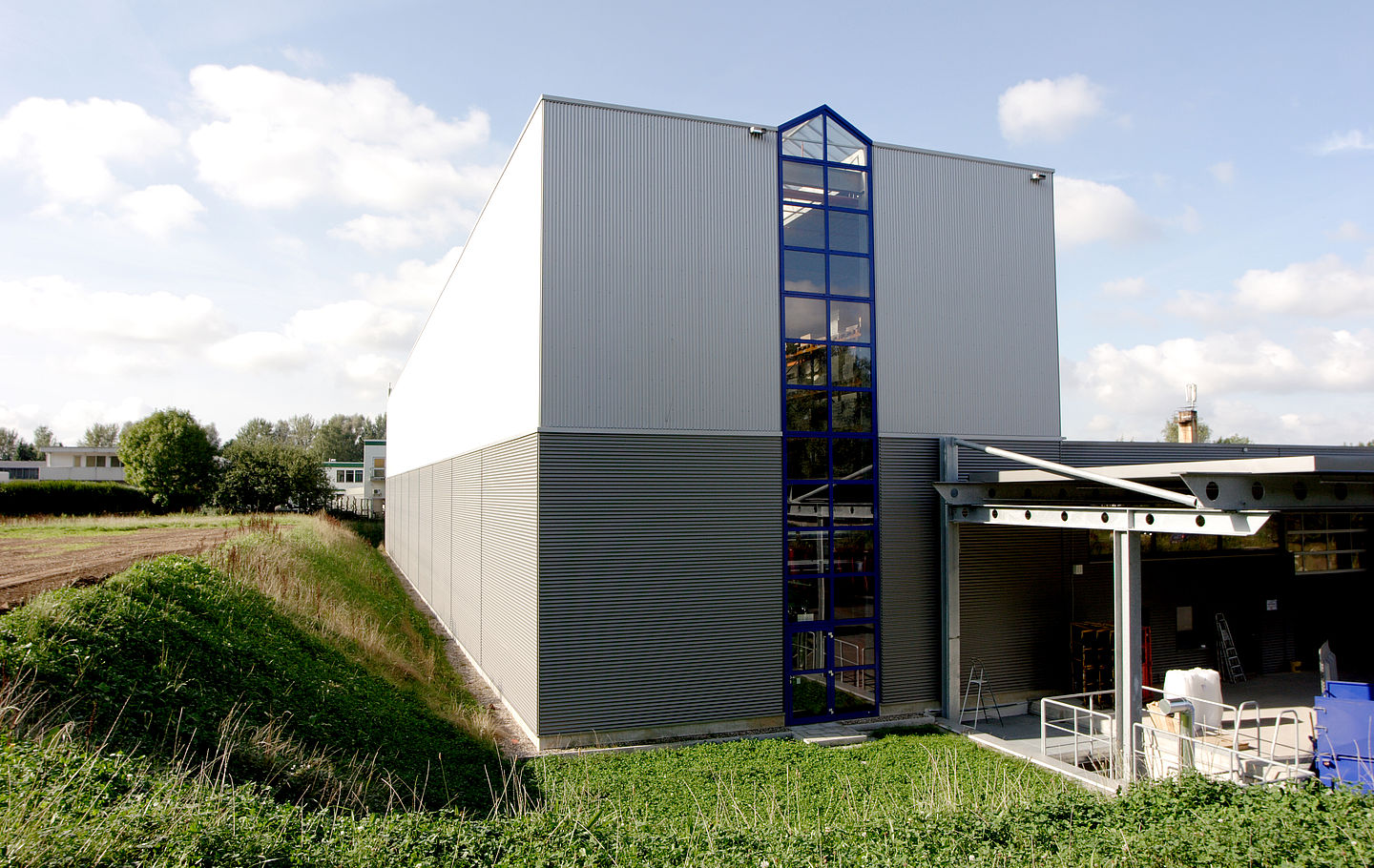 Neubau eines Hochregallagers in Haan für die Firma Bohle von Schreiber Stahlbau