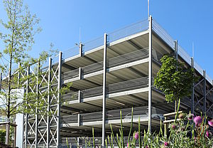 Parkhausbau von Schreiber Stahlbau