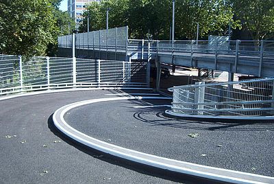 Neubau eines Schreiber Stahlbau Parkdecks in Gießen