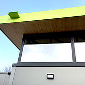 Pfosten-Riegel-Fassade der Ausstellungshalle von Schreiber Stahlbau