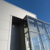 Neubau einer Ausstellungshalle in Wuppertal erstellt von Schreiber Stahlbau