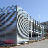 Parkhausbau in Mosbach von Schreiber Stahlbau