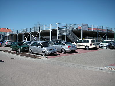 Neubau eines Parkdecks für ein Autohaus in Lüneburg