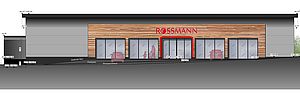 Neubau einer Rossmann-Filiale in Aachen - Schreiber Stahlbau