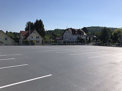 Neubau Parkdeck Parhaus für die Georg Servicegesellschaft in Eisenach von Schreiber Stahlbau