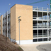 Neubau Parkhaus Speyer des Parkhausbau Herstellers Schreiber Stahlbau