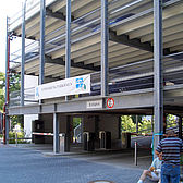 Parkhausneubau in Stahverbundbauweise des Parkhaus Herstellers Schreiber Stahlbau