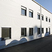 Aluminiumfassade am Hallenbau der BEW in Wipperfürth von Schreiber Stahlbau