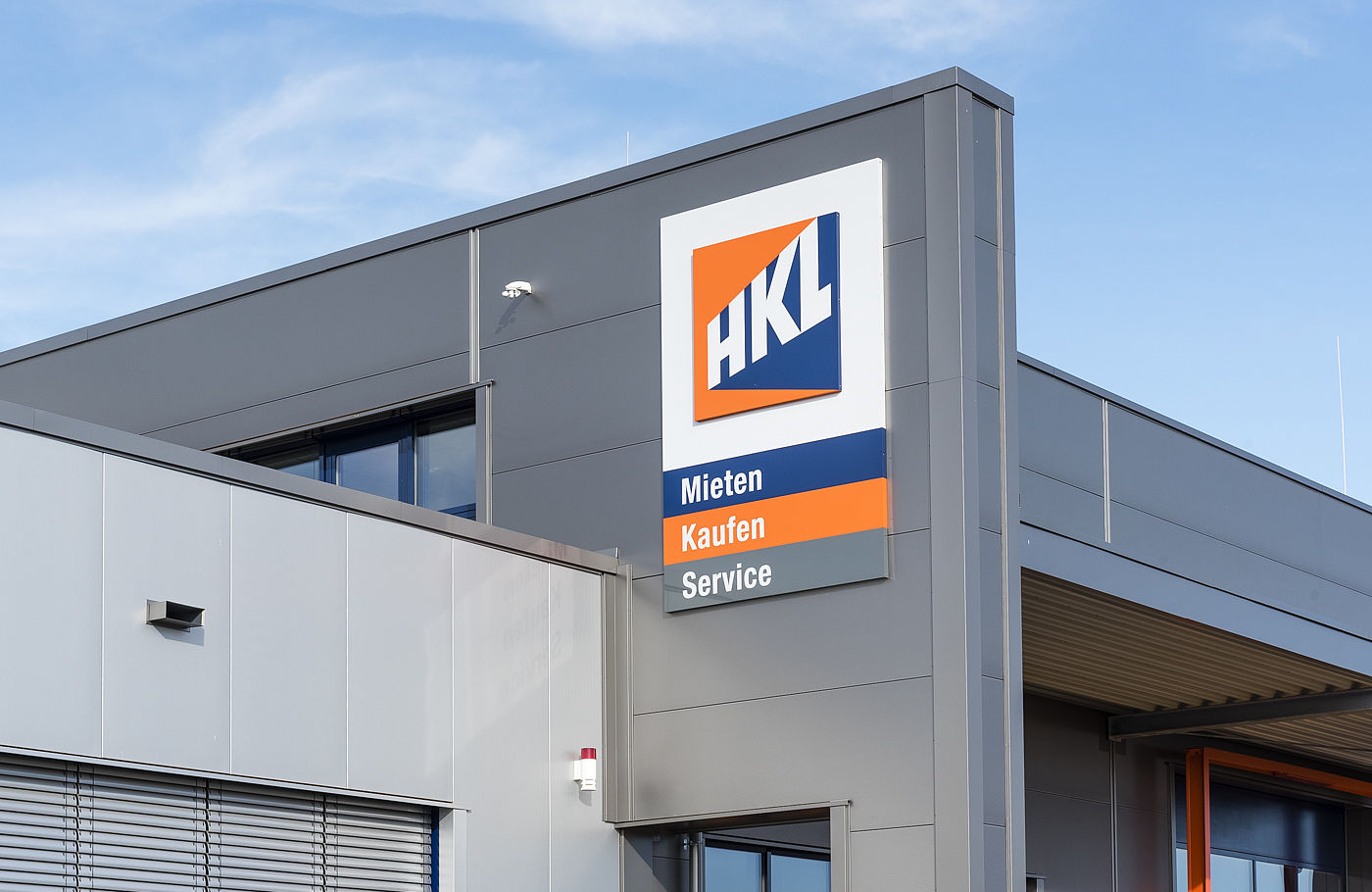 Hallenneubau für die Firma HKL Neuss von Schreiber Stahlbau