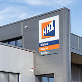 Hallenneubau für die Firma HKL Neuss von Schreiber Stahlbau