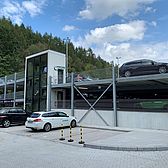 Treppenhaus Parkhaus für Vorwerk in Wuppertal von Schreiber Stahlbau