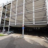 Parkhausfassade in Edelstahl für die Firma Egetürk von Schreiber Stahlbau