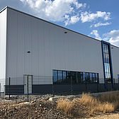 Lagerhalle und Produktionshalle der Firma Innosafes in Wiehl von Schreiber Stahlbau