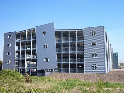 Neubau Parkhaus für die Wohnungsbaugesellschaft Lu-Teco in Ludwigshafen