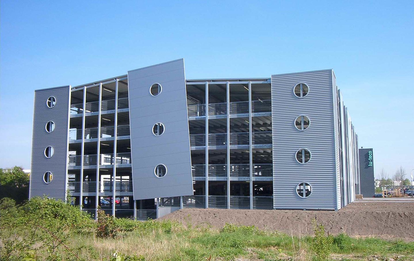Neubau Parkhaus für die Wohnungsbaugesellschaft Lu-Teco in Ludwigshafen