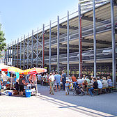 Parkhausbau für ein Krankenhaus in Gelsenkirchen erstellt vom Parkhaus Hersteller Schreiber Stahlbau