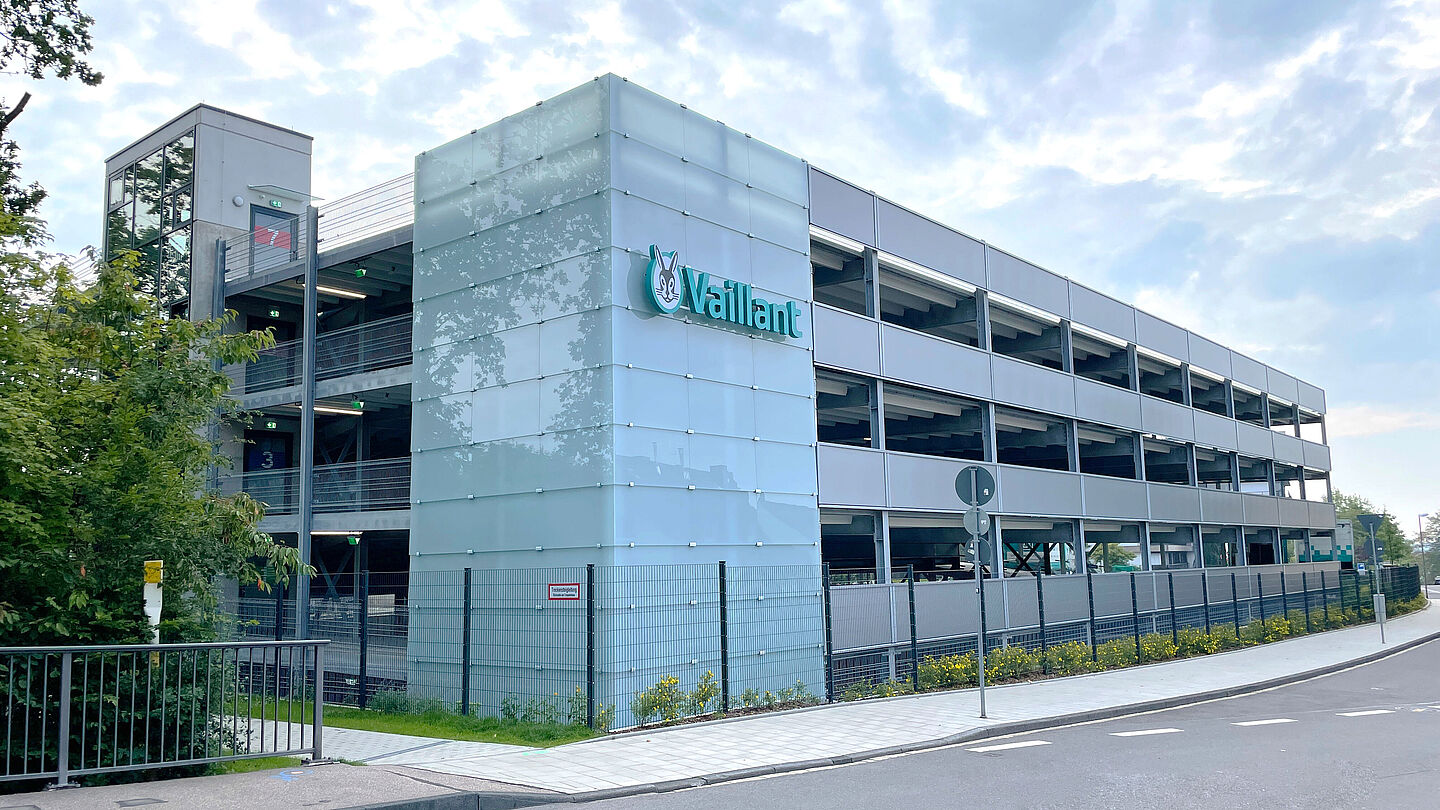 Parkhaus Vaillant in Remscheid gebaut von Schreiber Stahlbau