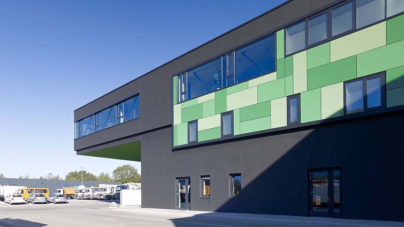 Gewerbehalle mit Büro in Bochum von Schreiber Stahlbau