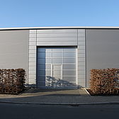 Systemhalle der Firma Schreiber Stahlbau in Hilden