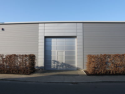 Systemhalle der Firma Schreiber Stahlbau in Hilden