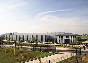 Steinserv in Gummersbach Neubau Produktionshalle von Schreiber Stahlbau