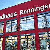 Ausstellungshalle für Fahrräder in Reninngen Baden - Württemberg von Schreiber Stahlbau