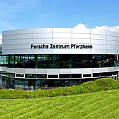 Porsche Zentrum Autohaus mit Werkstatt in Pforzheim von Schreiber Stahlbau