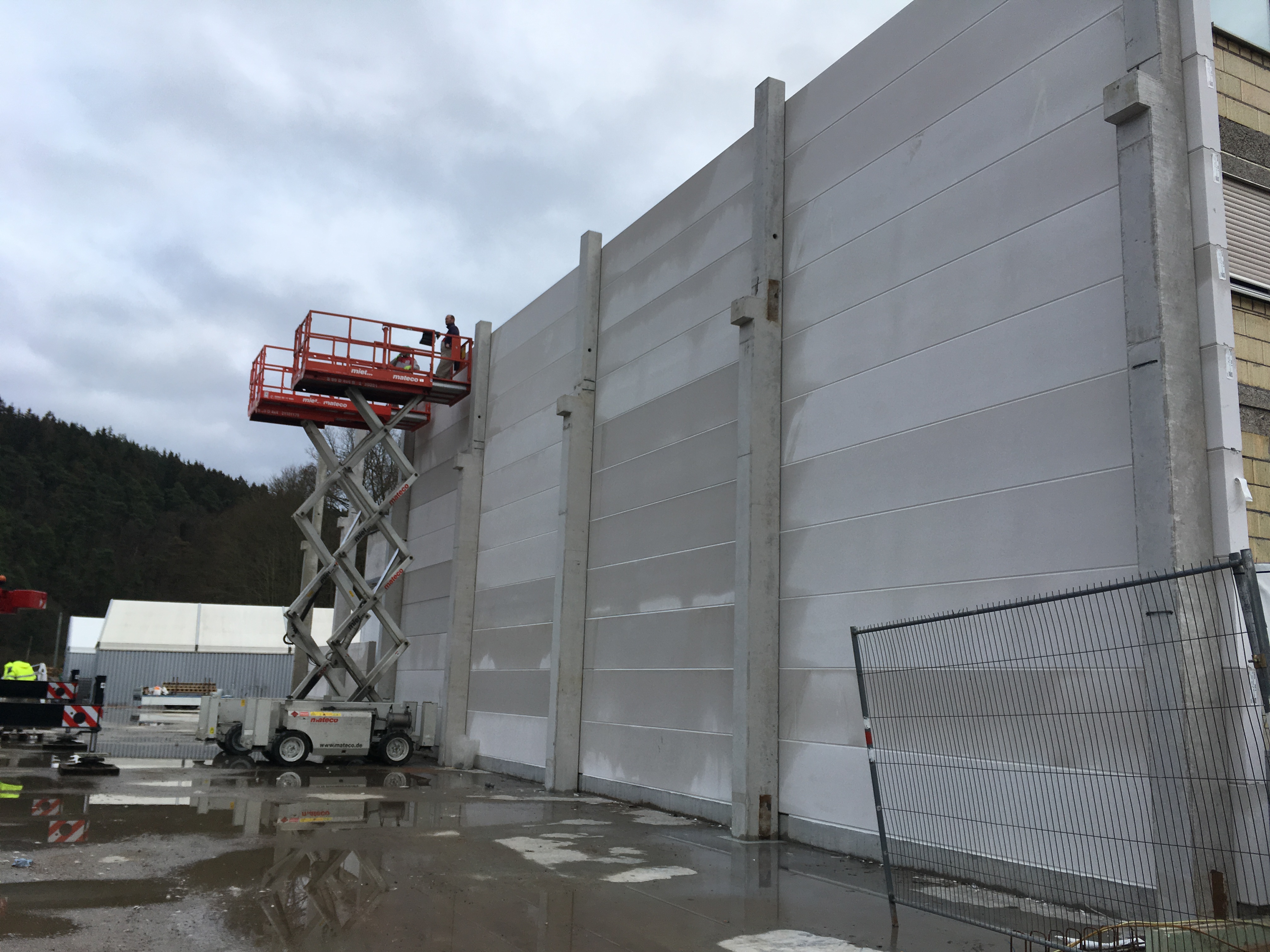 Schwälbchen Molkerei in Bad Schwalbach baut Lagerhalle mit Schreiber Stahlbau