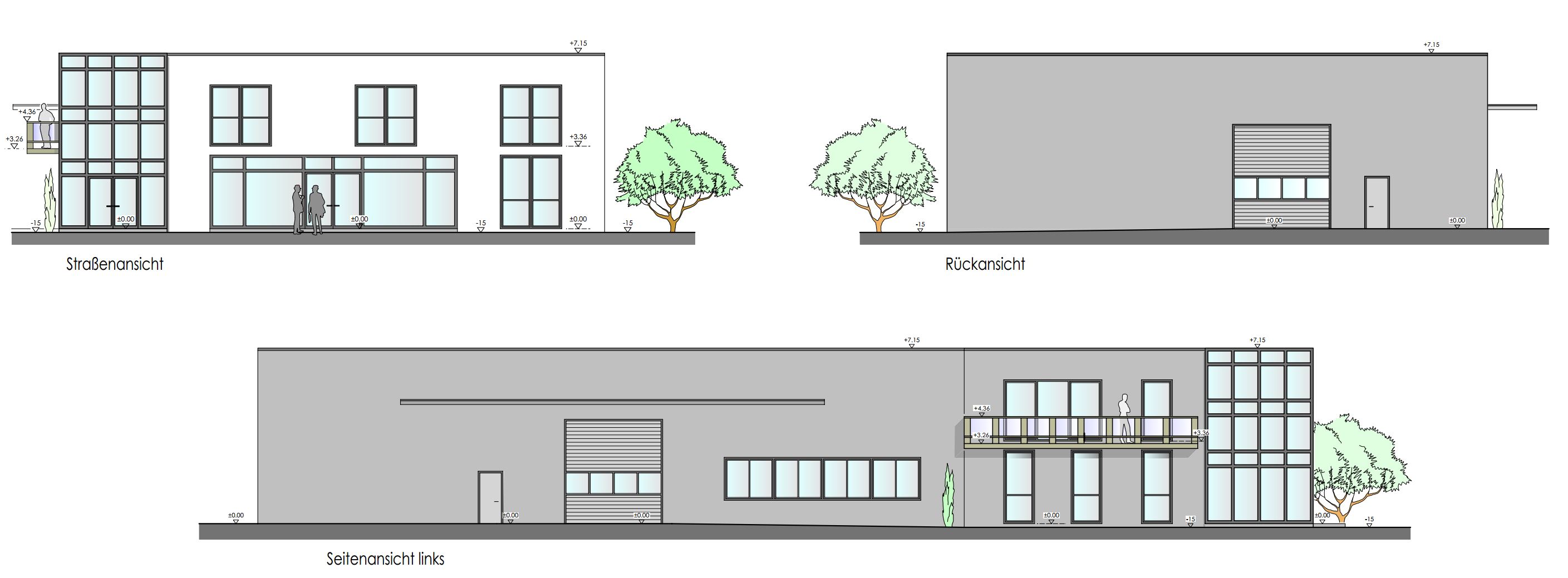 Hallenneubau mit zweigeschossigem Bürogebäude für RST GmbH Ralf Schnirch in Brühl