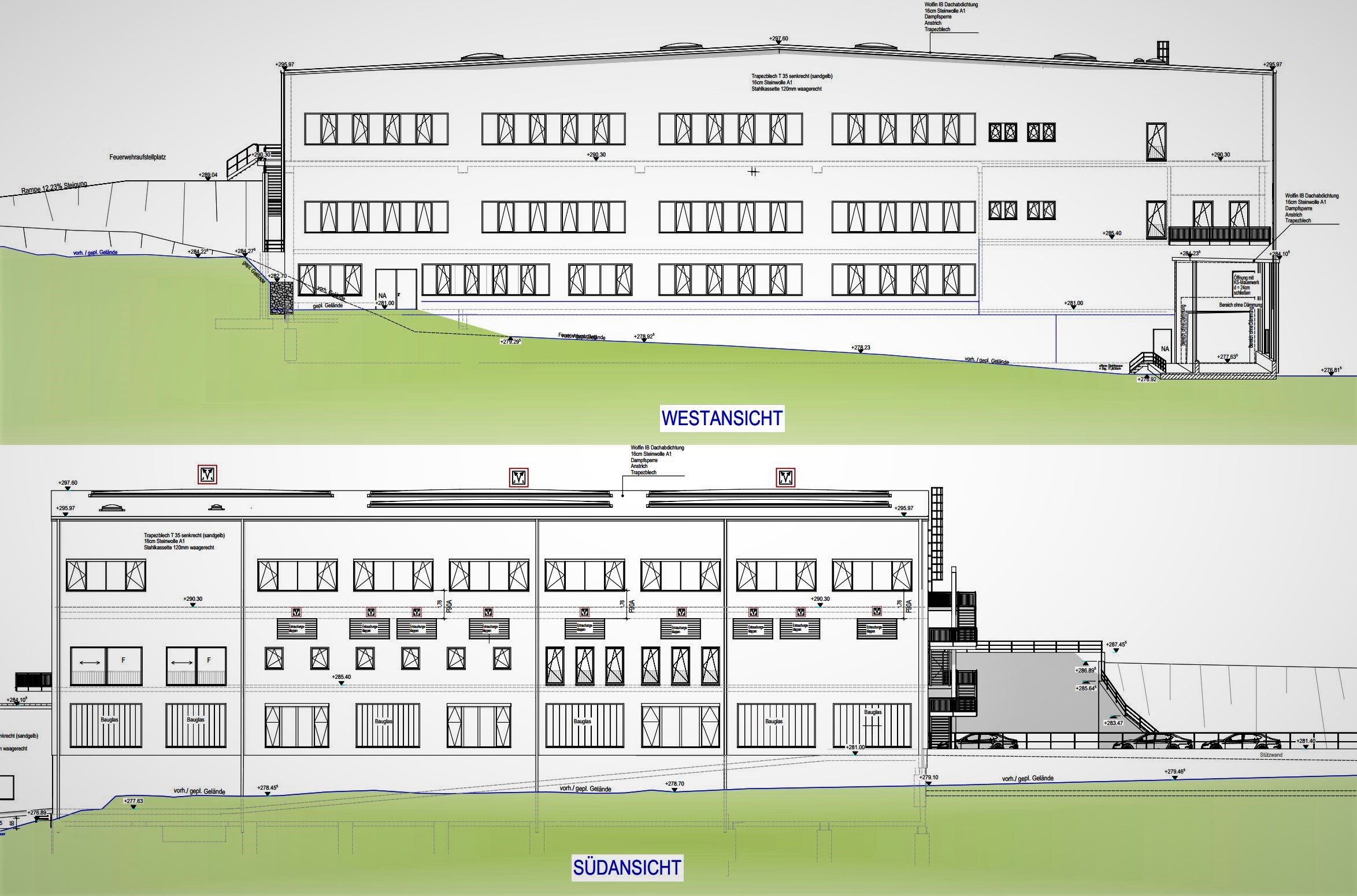 Schreiber Stahlbau erstellt Stahlkonstruktion für den Hallenneubau der Firma Elektrisola in Reichshof