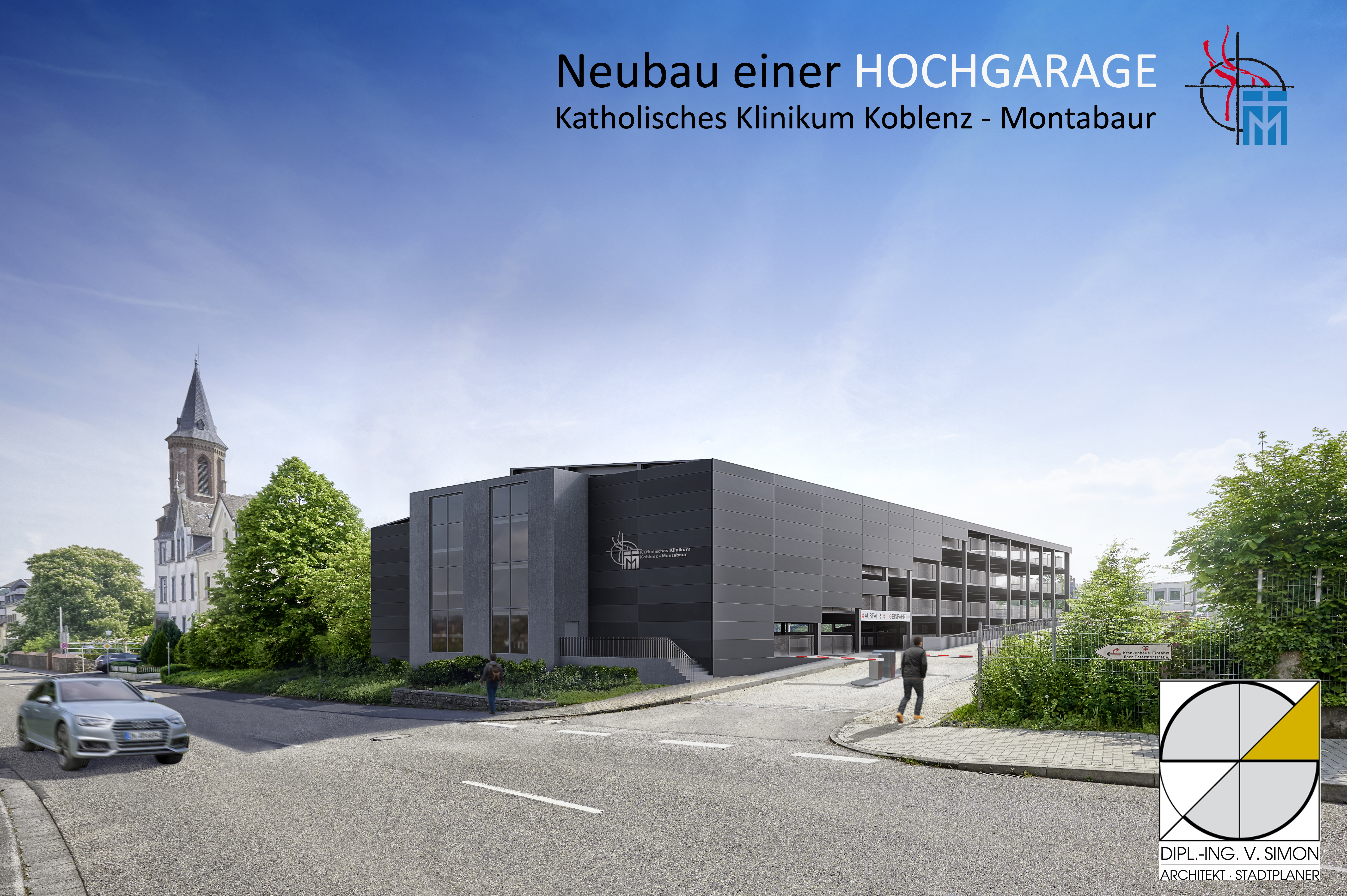 Parkhausbau für das Katholische Klinikum Koblenz – Montabaur - Schreiber Stahlbau